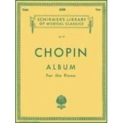 G SCHIRMER CHOPIN Album For The Piano 33 Favorite Works