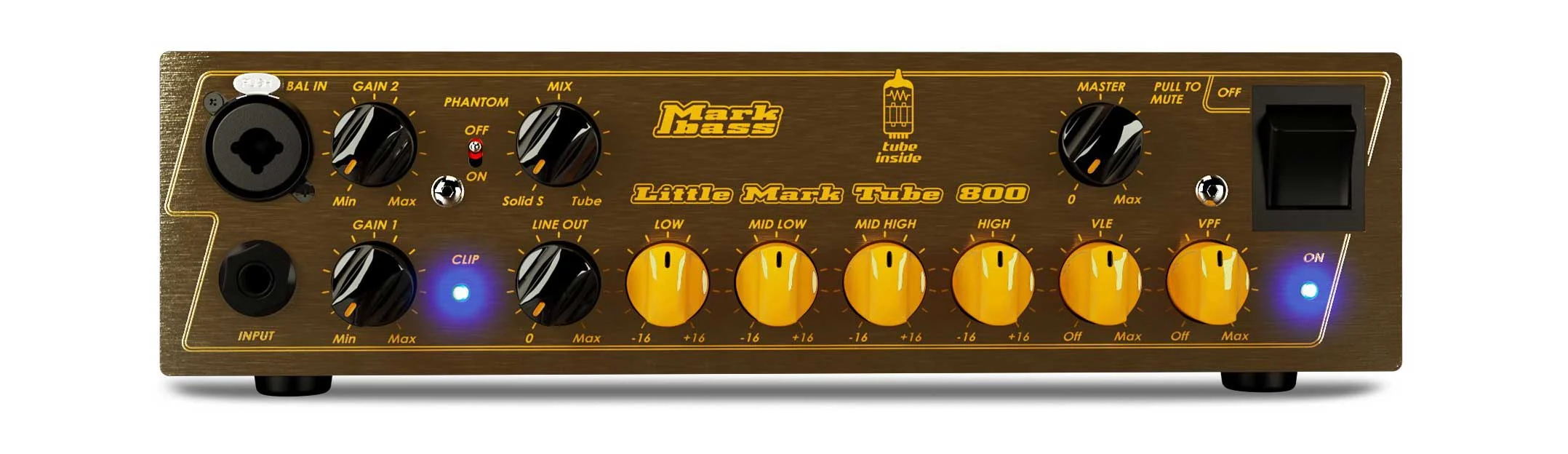 Mark Bass Little Mark Tube 800 Valve Bass Amp Head (UK)