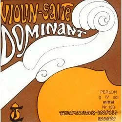 DOMINANT NO.133 G - Silver Wound Violin String (size 1/4)