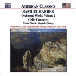 NAXOS SAMUEL Barber Cello Concerto / Medea Cd