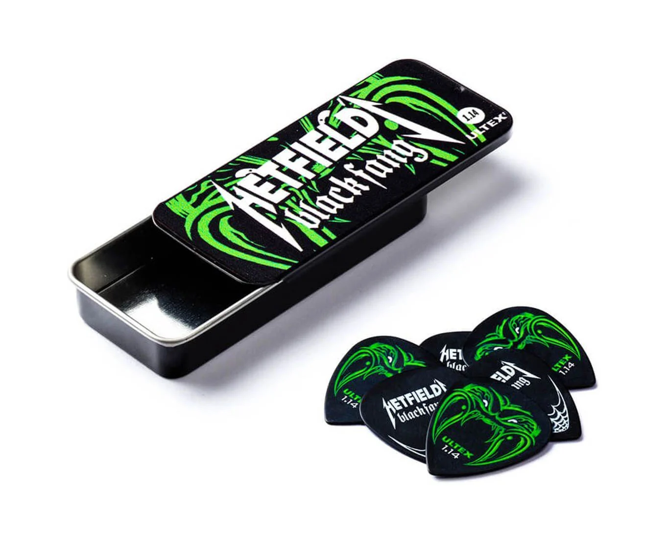 Dunlop Black Fang 1.14mm Pick Tin