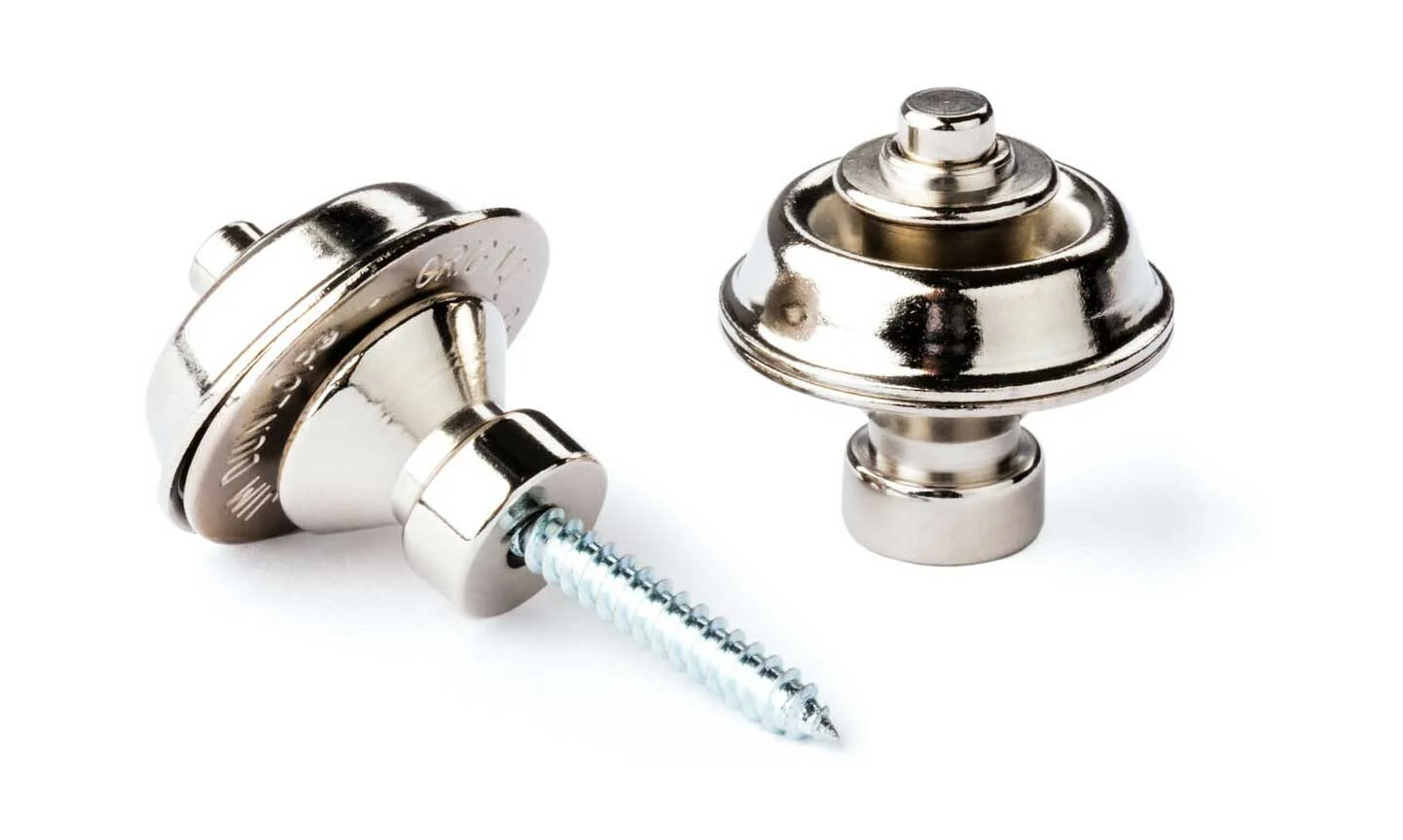 Dunlop Straplock Set Traditional Nickel