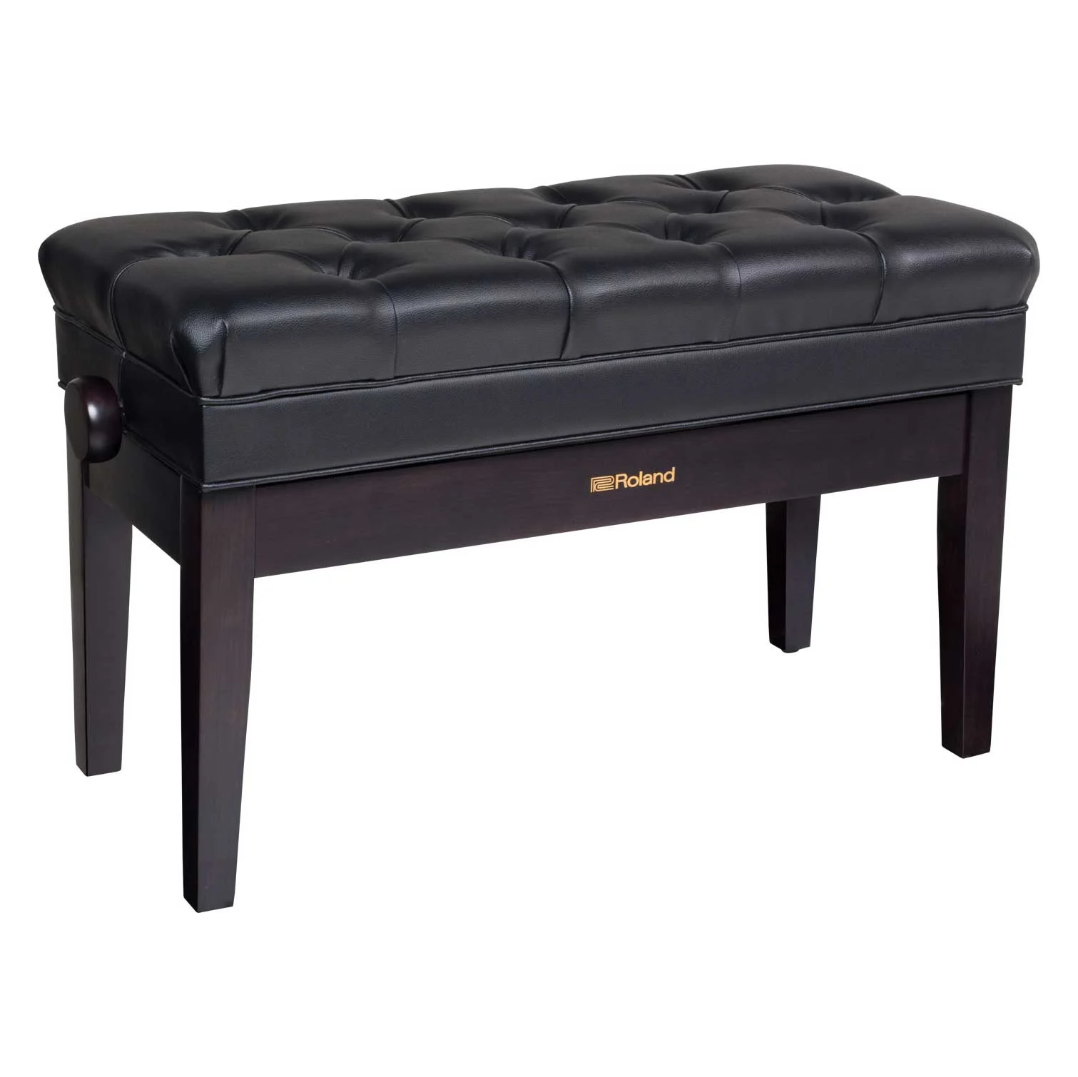Roland RPB-D500RW Rosewood Duet Piano Bench with Vinyl Seat