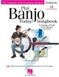 HAL LEONARD PLAY Banjo Today Songbook Featuring 10 Folk & Traditional Favorites