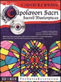 RICORDI SACRED Masterpieces For Bass Cd Included