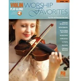HAL LEONARD HAL Leonard Violin Play-along Vol 59 Worship Favorites