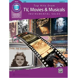 ALFRED INSTRUMENTAL Play-along Top Hits From Tv, Movies & Musicals For Trumpet
