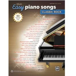 ALFRED ALFRED'S Easy Piano Songs Classic Rock Easy Hits Piano Edition