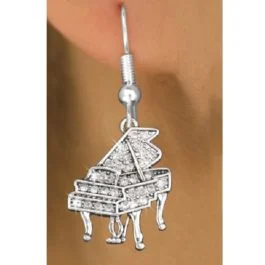 THE MUSIC GIFTS CO. GRAND Piano Crystal Earrings
