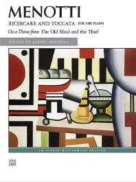 ALFRED MENOTTI Ricercare & Toccata On A Theme From The Old Maid & The Theif