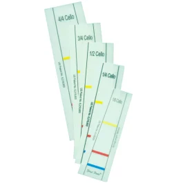 DON'T FRET FIRST Frets For 3/4 Cello (4 Lines)