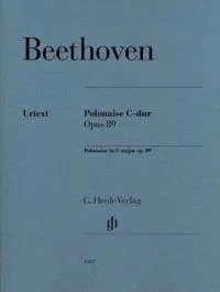 HENLE BEETHOVEN Polonaise In C Major Op.89 For Piano Solo Urtext Edition