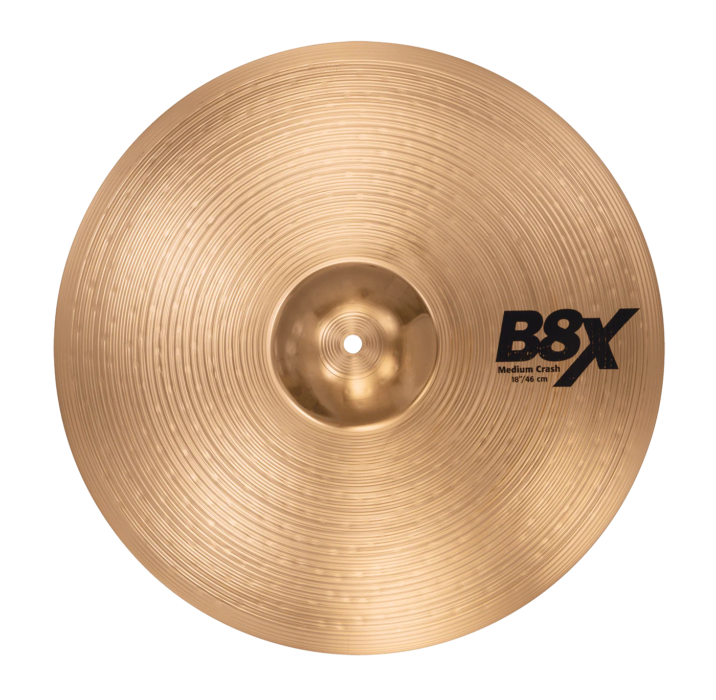 SABIAN 41808X 18" B8X Medium Crash Cymbal Made In Canada