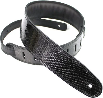 DSL SKG25-22-1 Black Snakeskin Strap
