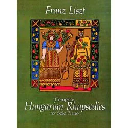DOVER PUBLICATION FRANZ Liszt Complete Hungarian Rhapsodies For Solo Piano