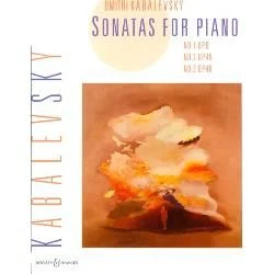 BOOSEY & HAWKES KABALEVSKY Piano Sonatas Nos. 1-3 Op.6/45/46