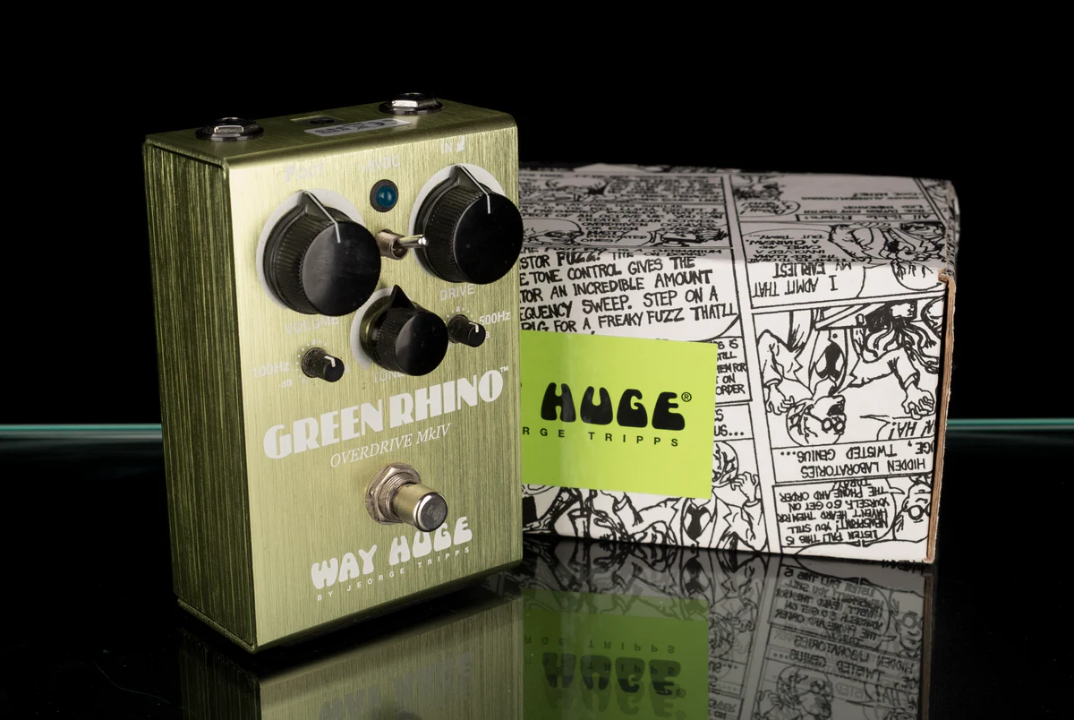 Used Way Huge Green Rhino MK II Overdrive Pedal With Box