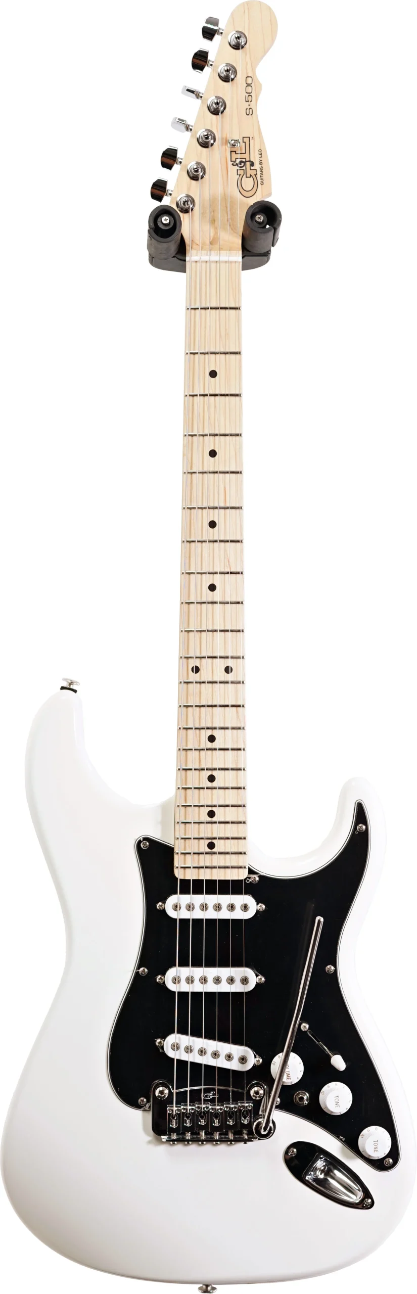 G&L USA Fullerton Deluxe S-500 Alpine White Maple Fingerboard