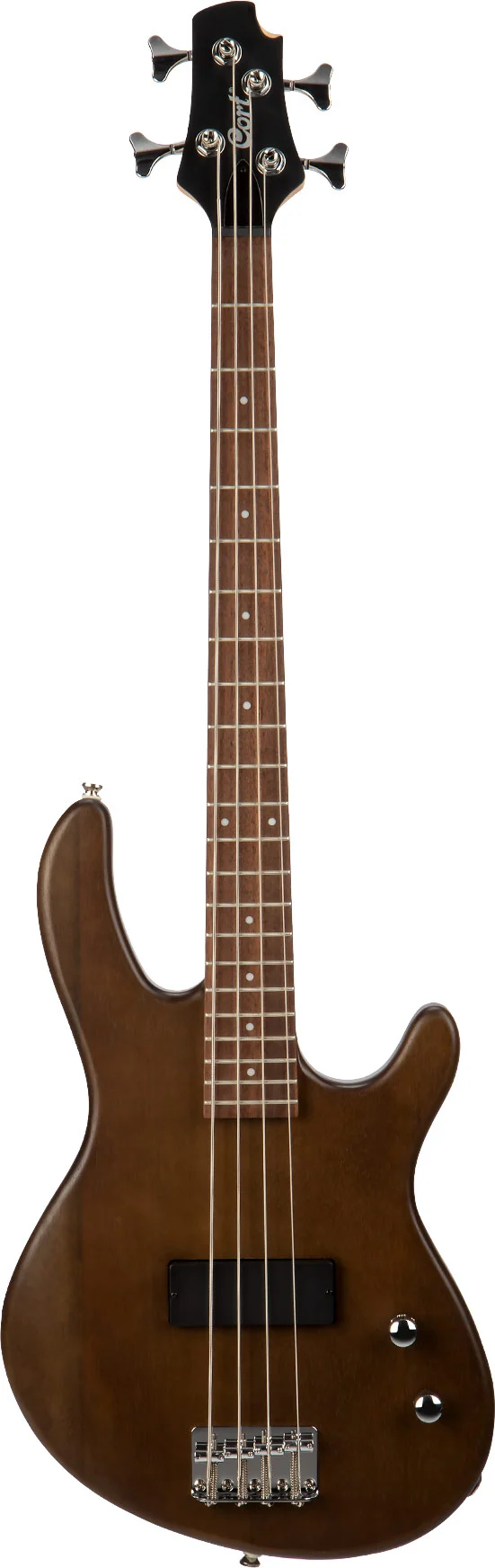 Cort Action Junior Short Scale Bass Open Pore Walnut