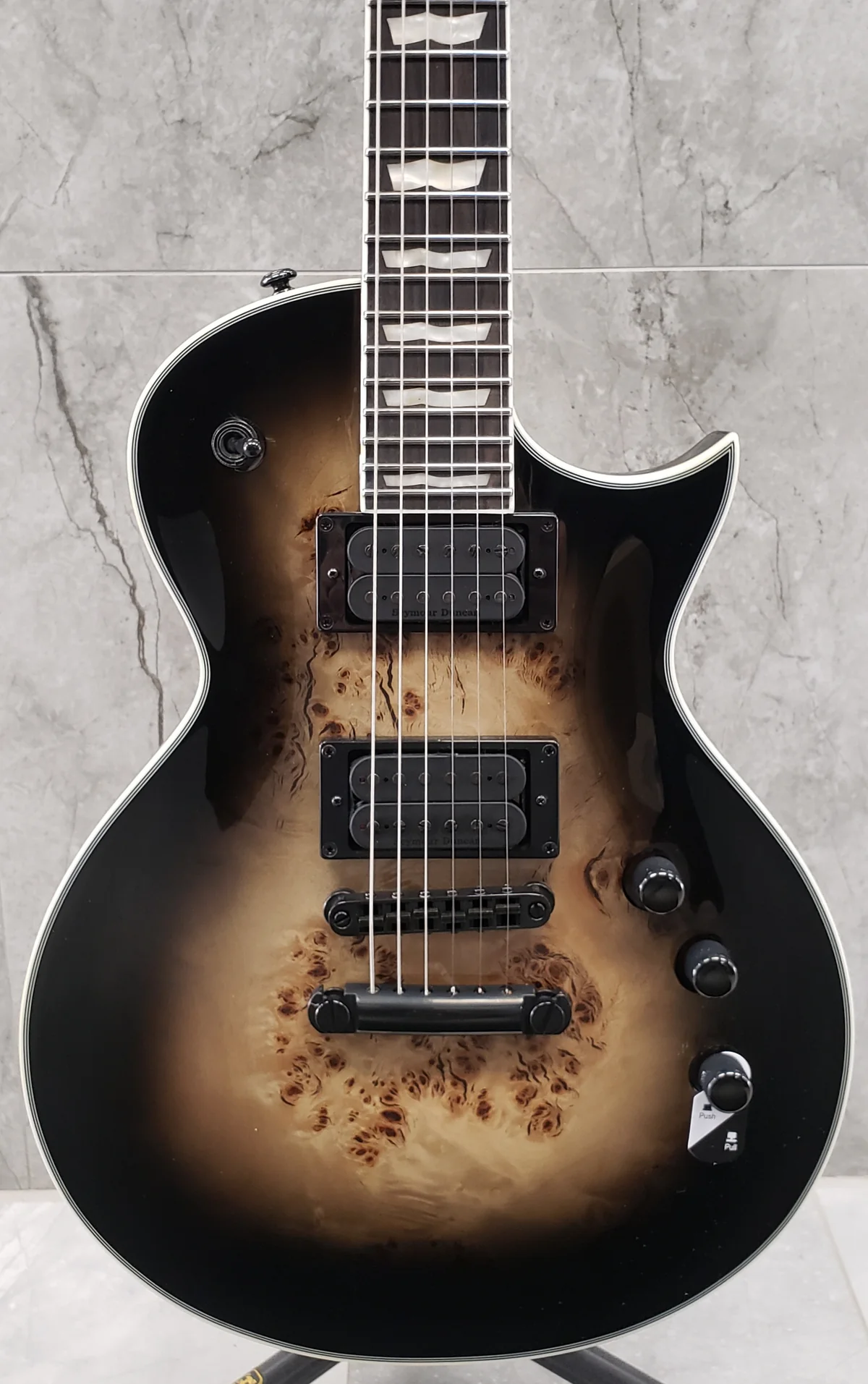 ESP LTD EC-1000 IN BLACK NATURAL BURST LEC1000BPBLKNB
