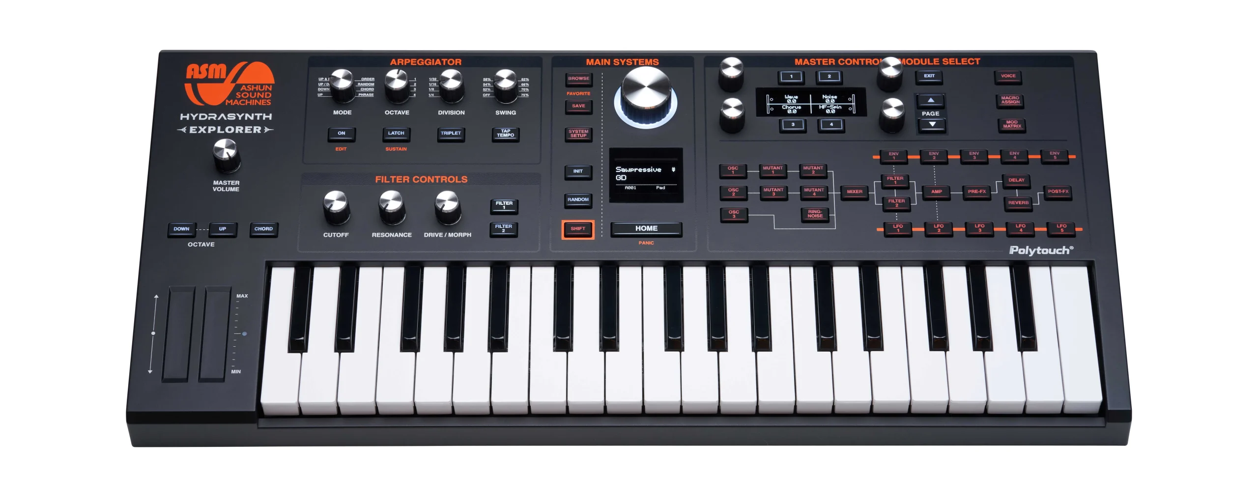 Ashun Sound Machines (ASM) Hydrasynth Explorer Keyboard