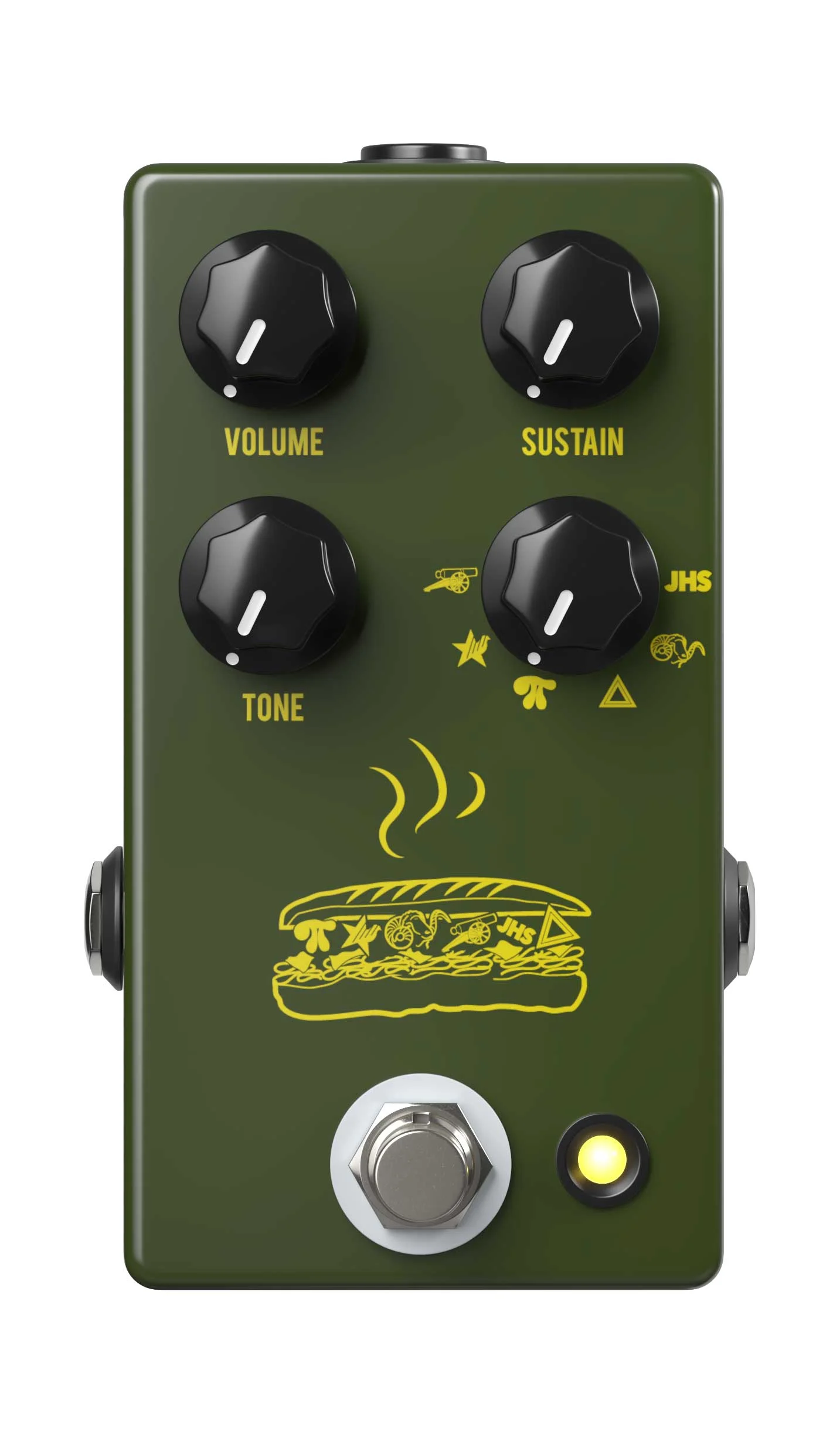 JHS Pedals Muffuletta Army Green Fuzz