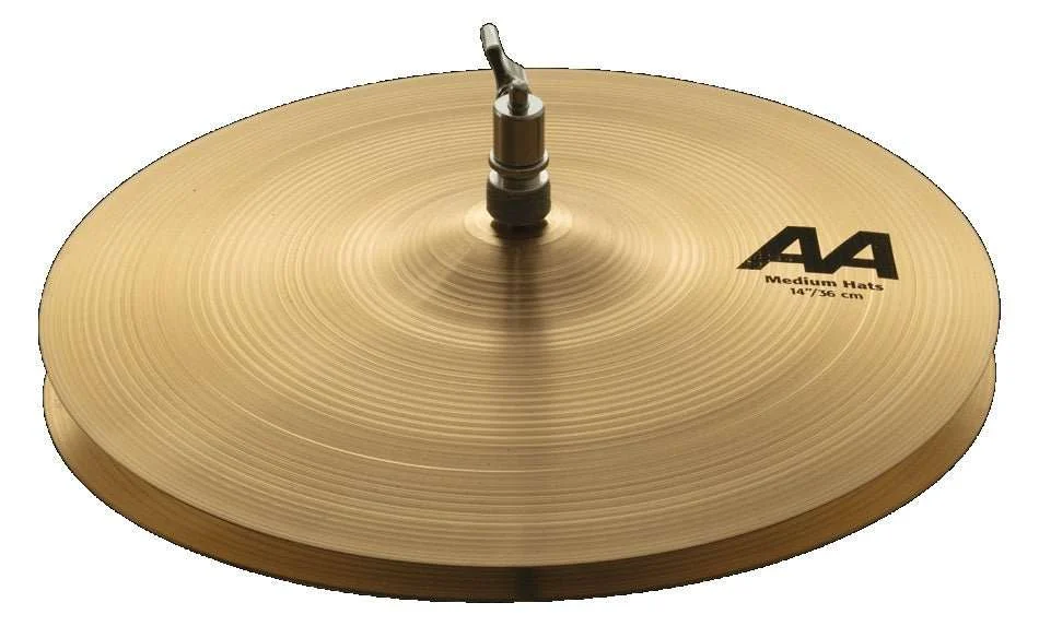 SABIAN 21402 14" AA Medium Hi Hat Cymbals Made In Canada