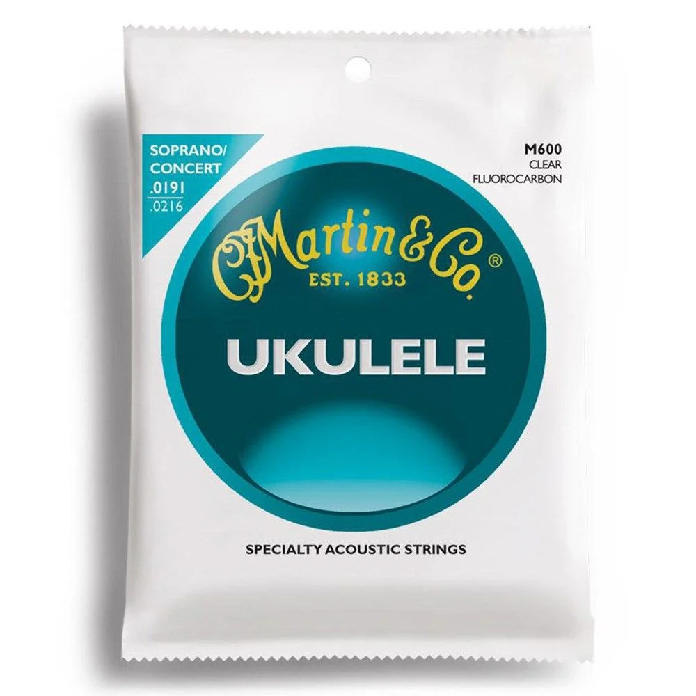 Martin M600 Soprano/Concert Fluorocarbon Ukulele Strings