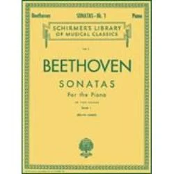 G SCHIRMER LUDWIG Van Beethoven Sonatas For The Piano Book 1