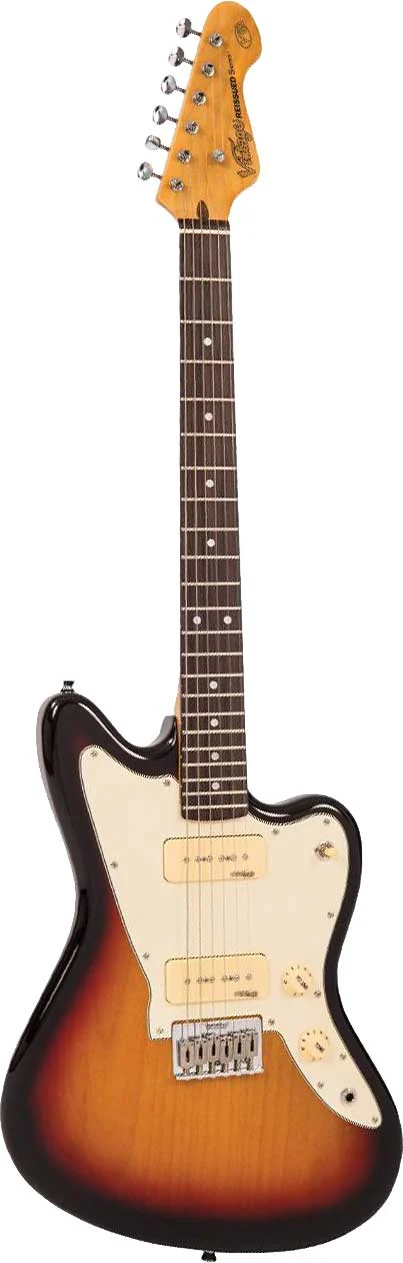 Vintage V65 ReIssued Hard Tail Electric Guitar Tobacco Sunburst