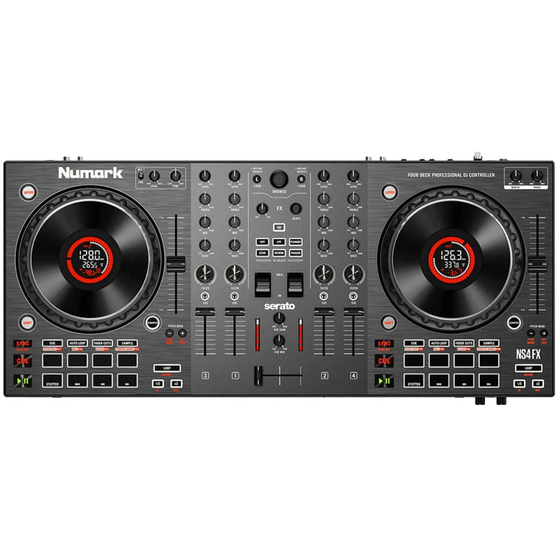 Numark NS4FX 4-Deck Professional DJ Controller
