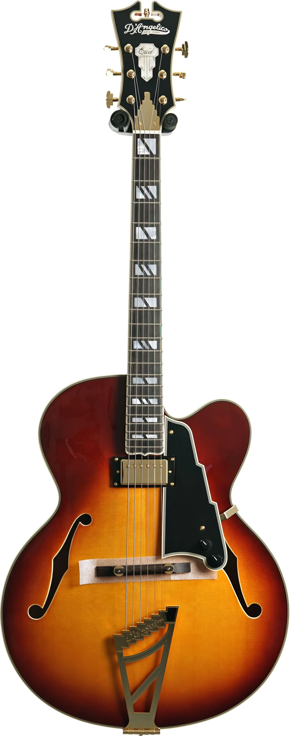 D'Angelico Excel EXL-1 Archtop Single Cutaway Hollow Body Dark Iced Tea Burst