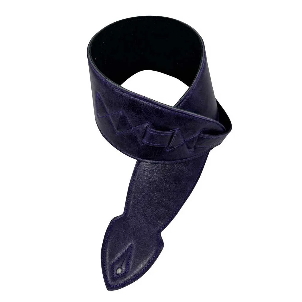 Leathergraft Softy 2.5 Inch Guitar Strap Purple