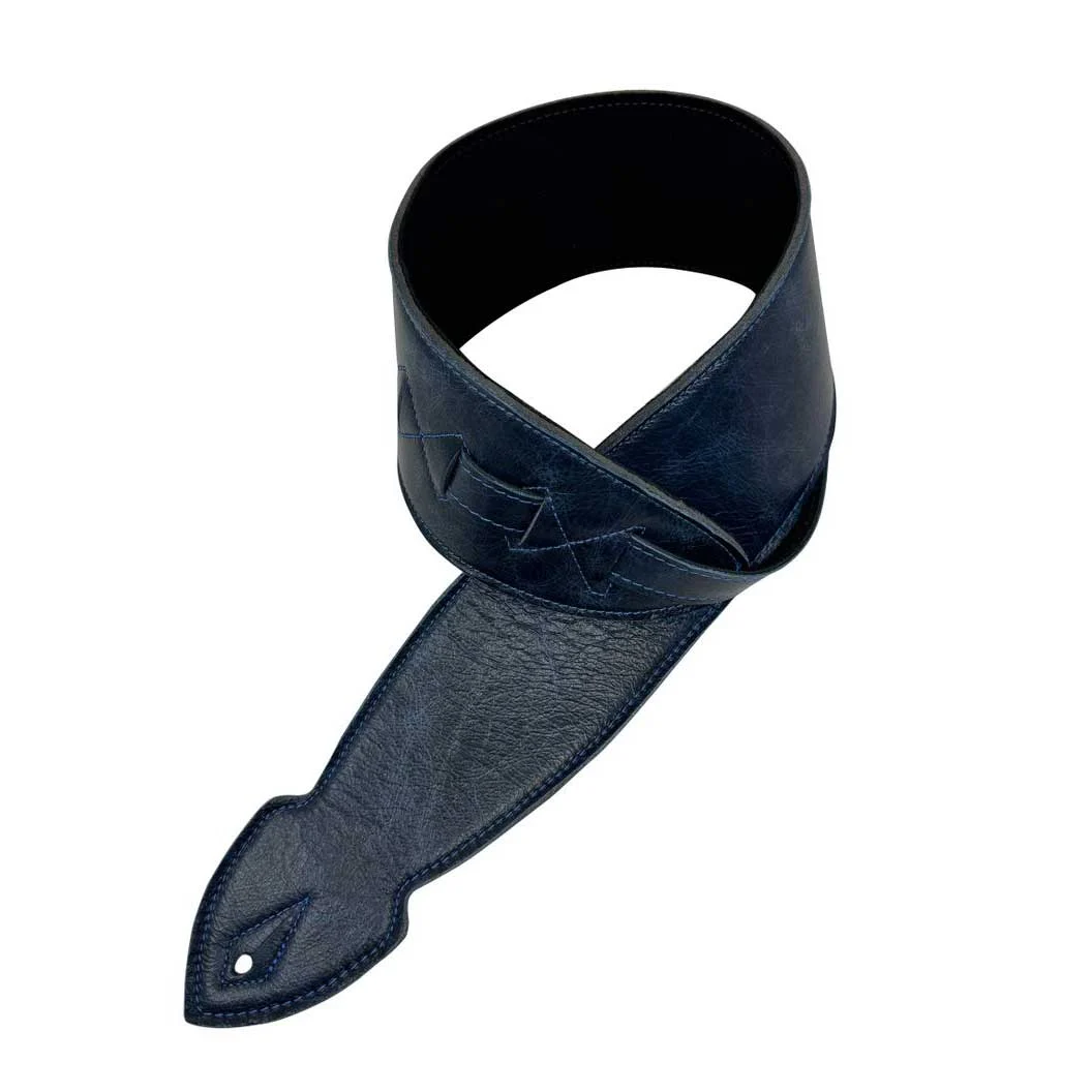 Leathergraft Softy 2.5 Inch Guitar Strap Blue