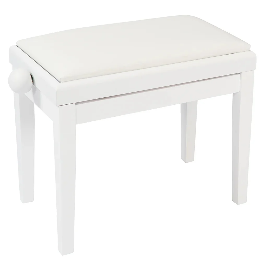 Kinsman Adjustable Piano Bench Satin White