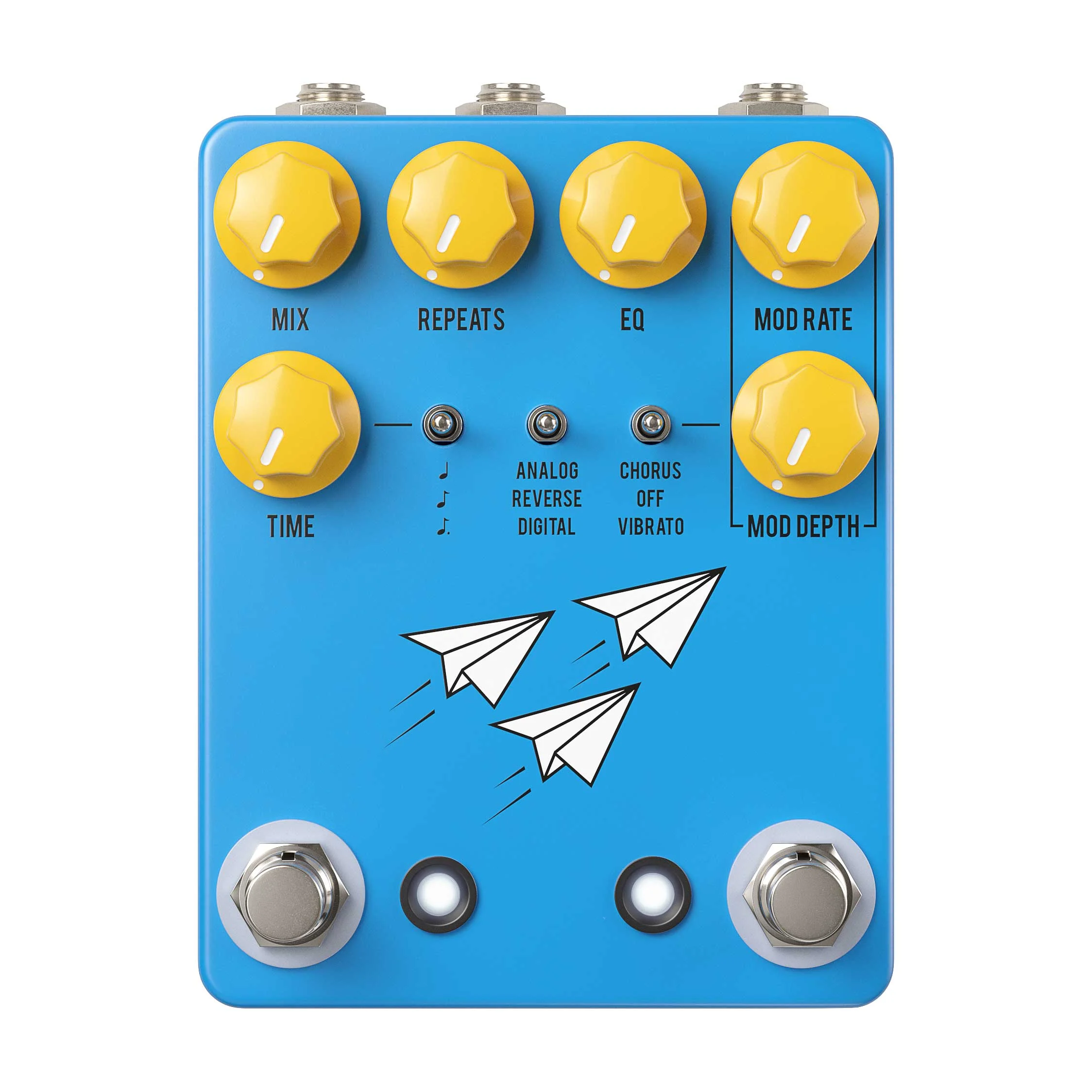 JHS Pedals Flight Delay Pedal Blue