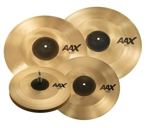 Sabian 25005XFC AAX Freq Performance Set-14" Freq Hats, 16" Freq Crash, 21" Freq Ride FREE 18" Freq Crash MADE In CANADA