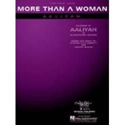 HAL LEONARD MORE Than A Woman Recorded By Aaliyah For Piano Vocal Guitar