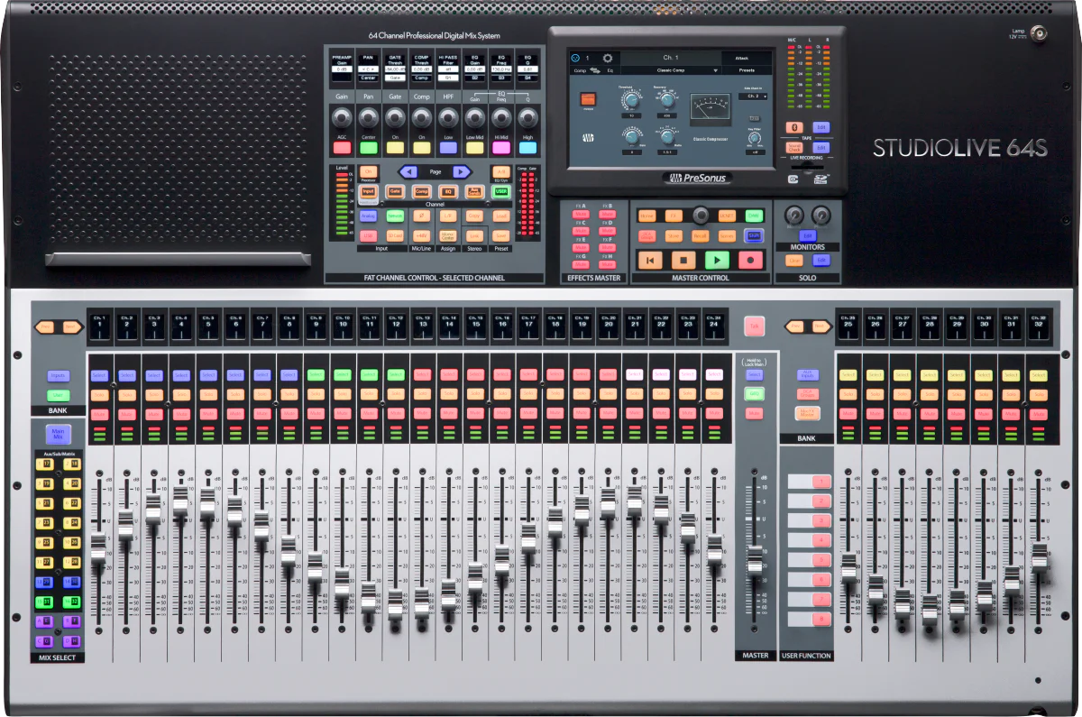 PreSonus StudioLive Series III 64S Digital Console Mixer, Gray 2779200404