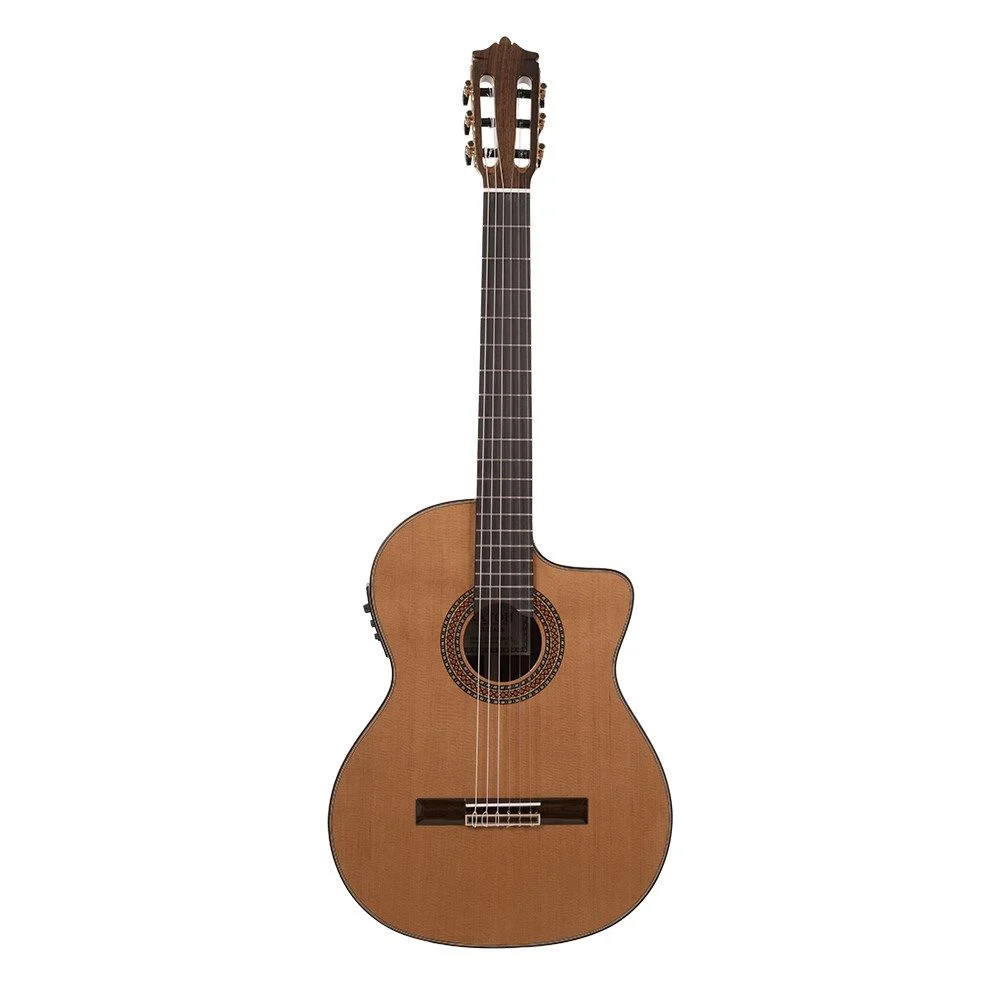 Katoh MCG80CAE Classical Guitar w/ Solid Cedar Top Cutaway & Pickup