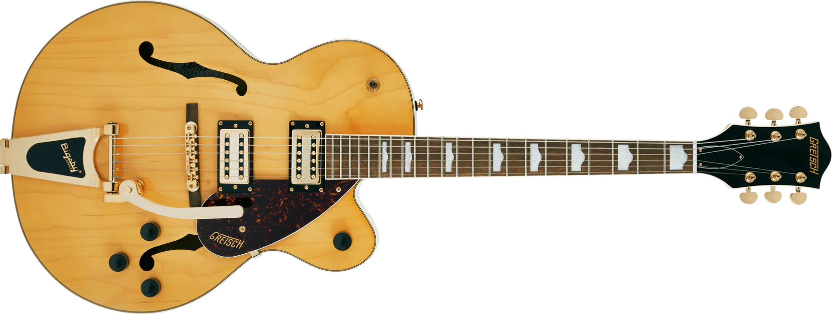 G2410TG Streamliner™ Hollow Body Single-Cut with Bigsby and Gold Hardware, Laurel Fingerboard, Village Amber 2804800520