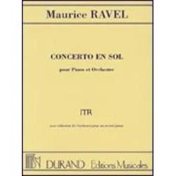 DURAND MAURICE Ravel Concerto In G Two Pianos Four Hands