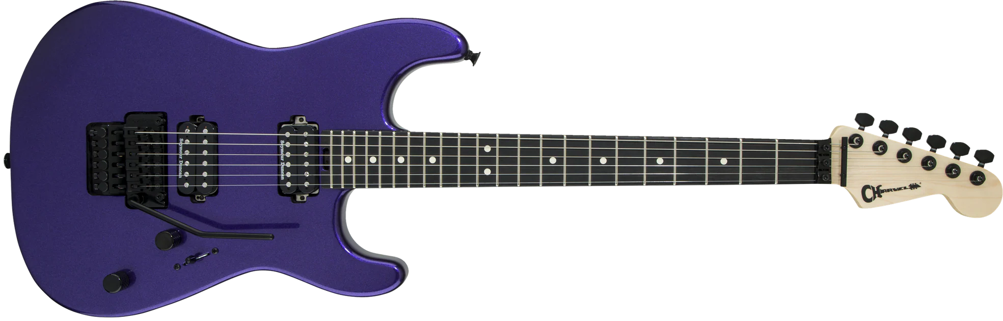 CHARVEL Pro-Mod San Dimas Style 1 HH FR E Ebony Fingerboard Deep Purple Metallic 2019