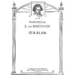 THEODORE PRESSER BEETHOVEN Fur Elise Bagatelle In A Minor For Piano Edited By Isidor Phillipp