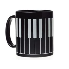 AIM GIFTS MUG With Large Keyboard Design, White