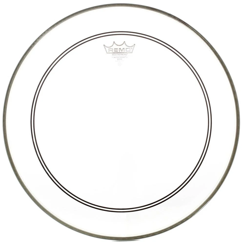 Remo P3-1320-C2 Powerstroke P3 Clear Bass Drumhead, 20