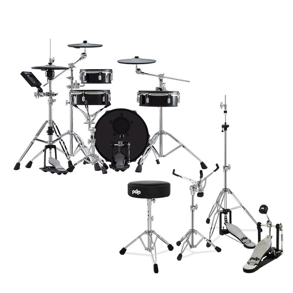 Roland VAD103 V-Drums Acoustic Design Compact Kit w/ TD07 Module & PDP Hardware Bundle