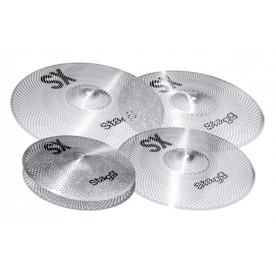 Stagg Silent Practice Cymbal Set