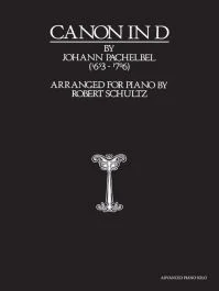 ALFRED JOHANN Pachelbel Canon In D Arranged For Piano Solo By Robert Schultz