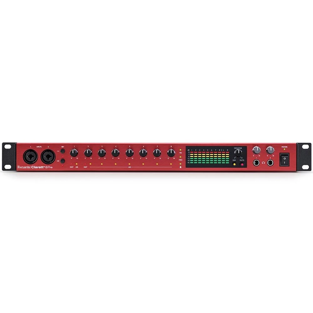 Focusrite Clarett+ 8Pre USB Audio Interface